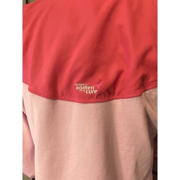 New Balance Susan G Komen Womens Jacket Size L Pinks Lightweight - Picture 4 of 16